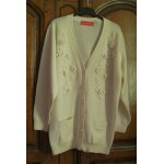 Gilet Écru alain manoukian - taille 40 Gilet Écru alain manoukian - taille 40
