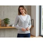 Gilet gris encolure v taille unique bonobo