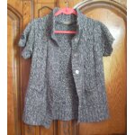 Gilet gris in extenso - taille m