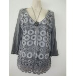 Gilet gris linea tesini t 38