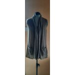 Gilet lainage taupe, femme, ikks, taille l