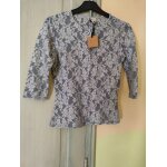 Gilet manche 3 / 4 gris en dentelle taille 36 neuf marque : camaïeu Gilet manche 3 / 4 gris en dentelle taille 36 neuf marque : camaïeu