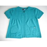Gilet manches courtes turquoise sergent major 12 ans Gilet manches courtes turquoise sergent major 12 ans
