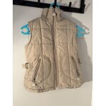 Gilet matelass� sans manches beige dpam - 8 ans - style �cole