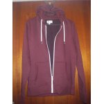 Gilet molleton femme  capuche, zipp la redoute ( dition ), taille s, coloris bordeaux, 2 poches en ...