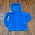 Gilet polaire avec capuche jott taille 7 / 8 ans bleu Électrique zippée Gilet polaire avec capuche jott taille 7 / 8 ans bleu Électrique zippée
