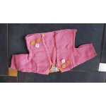 Gilet rose avec fleurs brod�es 1 mois kiabi