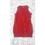 Gilet sans manches in extenso acrylique s rouge