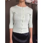 Gilet vert pistache jennyfer. taille s. manches 3 / 4. boutons façon perles. acrylique. longueur totale ... Gilet vert pistache jennyfer. taille s. manches 3 / 4. boutons façon perles. acrylique. longueur totale ...
