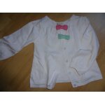 Gilet vertbaudet coton 5 ans blanc