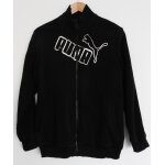 Gilet. veste. sweat. blouson. noir. puma. coton. polyester. 14 ans