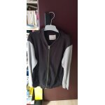 Gilet veste zara bicolore noire gris 12 ans