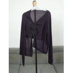 Gilet violet fonc  manches longues - taille 1 - vanessa bruno