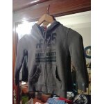 Gilet zipp  capuche kaki imprim noir 6 ans kiabi.