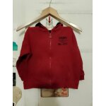 Gilet zipp� rouge 6 ans sergent major.