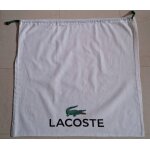 Grand sac lacoste en tissu blanc