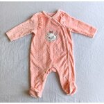 Grenouillere pyjama rose mary. les aristochats. orchestra. taille 3 mois. 60 cm