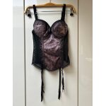 Gupire noire et rose satine etam - taille 36