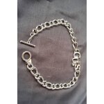 Guess collier femme grosses mailles sigle guess