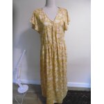 La halle robe longue imprim� feuillage t 36 grand ok 38