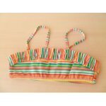 Haut maillot neuf forme bandeau volanté enfant fille taille 4 ans la redoute Haut maillot neuf forme bandeau volanté enfant fille taille 4 ans la redoute