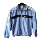 Haut de survêtement adidas taille 10 ans bleu et blanc doublé Haut de survêtement adidas taille 10 ans bleu et blanc doublé