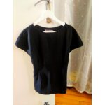 Haut / top / t - shirt noir ample avec liens À nouer xs tbe Haut / top / t - shirt noir ample avec liens À nouer xs tbe