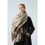 Hepburncat - foulards �l�gants et tendance - tons land elegance (alpaca & brown almond) - accessoires ...