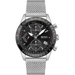 Hugo boss montre argent chronographe hommes pilot edition 1513886 Hugo boss montre argent chronographe hommes pilot edition 1513886