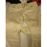 Jean beige 36 femme