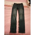 Jean bleu gar�on taille s slim kiabi tr�s bon �tat