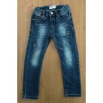 Jean bleu marine delave plisse dechire. redskins kids. taille 4 ans