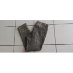 Jeans desigual vert avec broderie taille 42 comme neuf