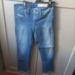 Jean diesel industry super slim jegging low waist femme taille w28