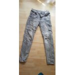 Jean gris a troue zara 11 12 ans