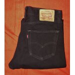 Jean levi's 505 droit black zipp w34l30