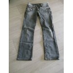 Jean levis gris clair et dlav, trou, plissur taille 30 us 40 fr