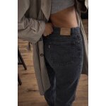 Jean levi's wedgie noir taille xs 34 - taille haute coupe droite iconique