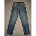 Jean loose 100% coton - bleu