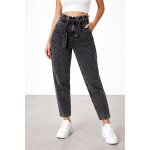 Jean noir taille 36 taille haute bonobo