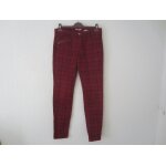 Jean rouge � carreaux t 40 cama�eu