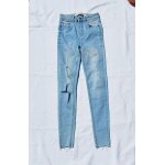 Jean style destroy femme taille 34 marque jennyfer