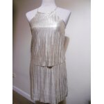 Jennyfer robe lam� dor� t xs