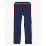 Jogging bleu marine � d�tails kaki et bordeaux (sergent major)