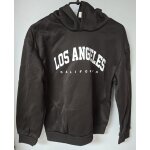 Jogging noir � capuche los angeles - taille 11 / 12 ans