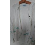 Joli gilet fille blanc motif framboises  ; jacadi  ; taille 10 ans idee cadeau