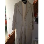 Joli manteau zara long ecru taille 38 - tbe Joli manteau zara long ecru taille 38 - tbe