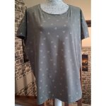 Joli tee - shirt kaki imprim� dor�