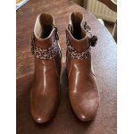 Jolies bottes femme couleur kamel de gemo