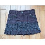 Jolie jupe morgan marron agrmente de crochet 38 tbe